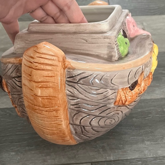Vintage 1996 treasure craft Noah's Ark ceramic cookie jar large - Picture 7 of 7